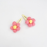 Girl Hair Clip Floral Pair (GHP8903)